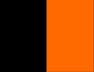 Black / Orange